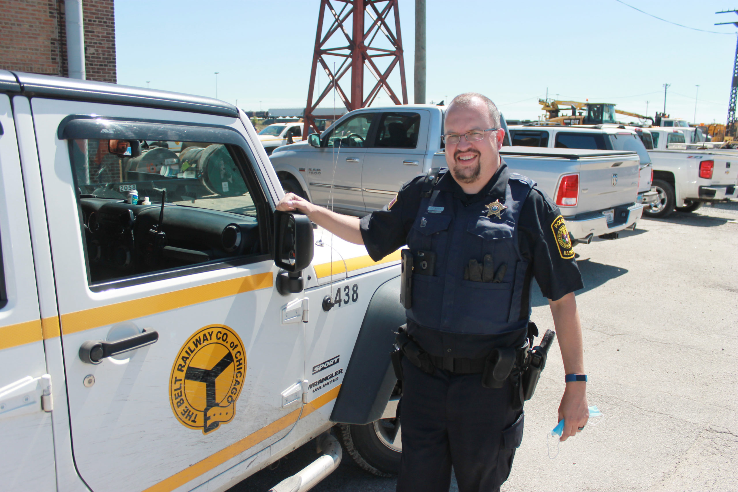 Conover joins police | The Belt Railway Company of Chicago