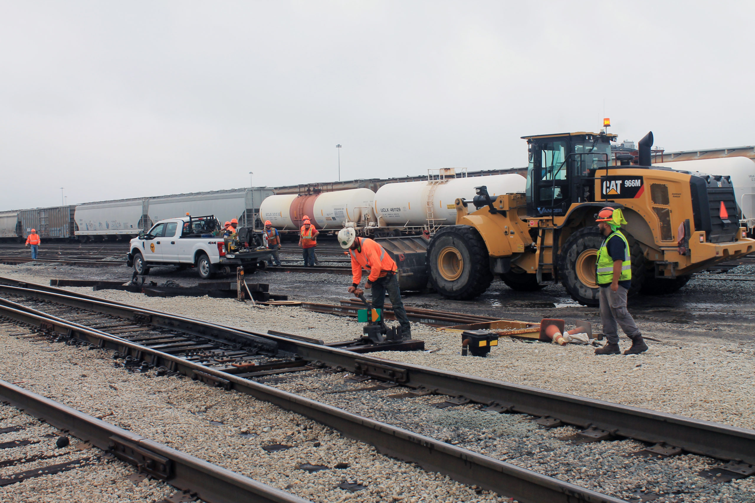 New turnouts installed The Belt Railway Company of Chicago