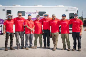 From left are Louis Zarycki, Rich Long, Miguel Hernandez, Mike Golich, Kyle Jane, Rocco Both, Joey Gurgone and Brenden Schmitt.